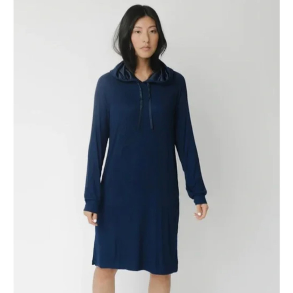 Soft and comfy hooded lounge dress